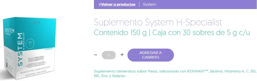 Suplemento System H-Specialist